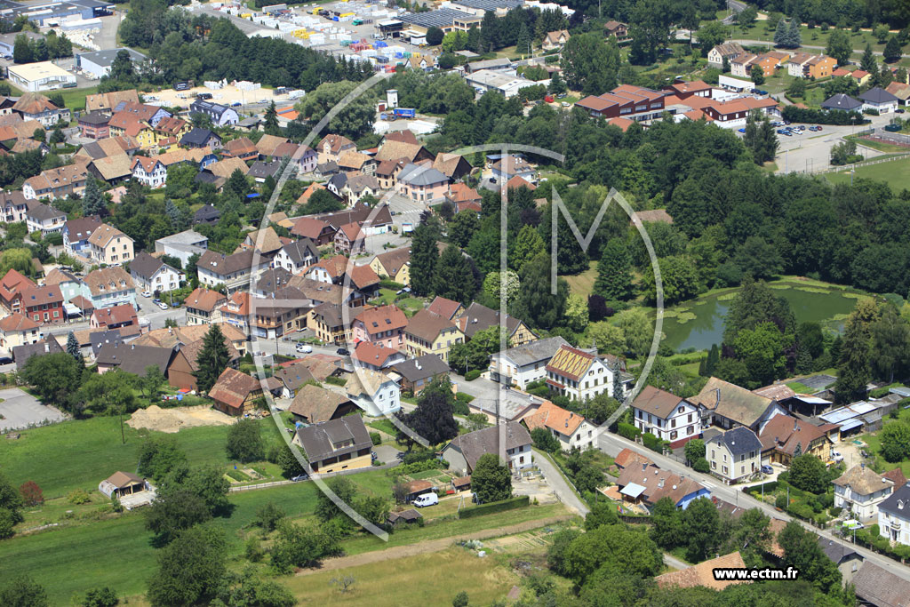 Photo arienne de Seppois-le-Bas