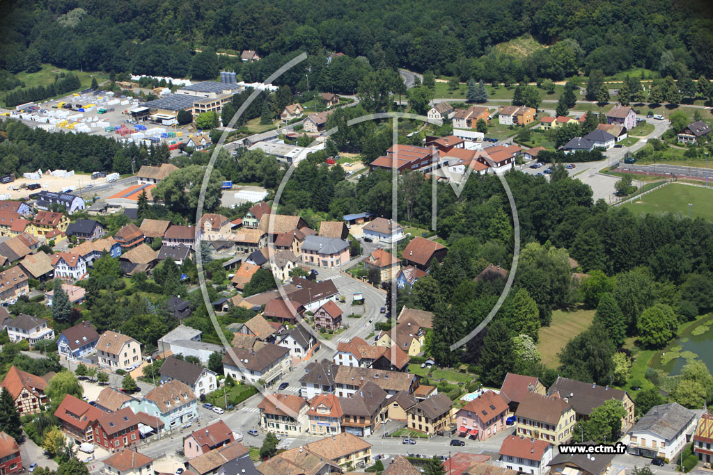 Photo arienne de Seppois-le-Bas