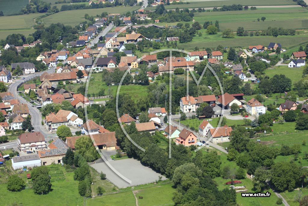 Photo arienne de Aspach-le-Bas