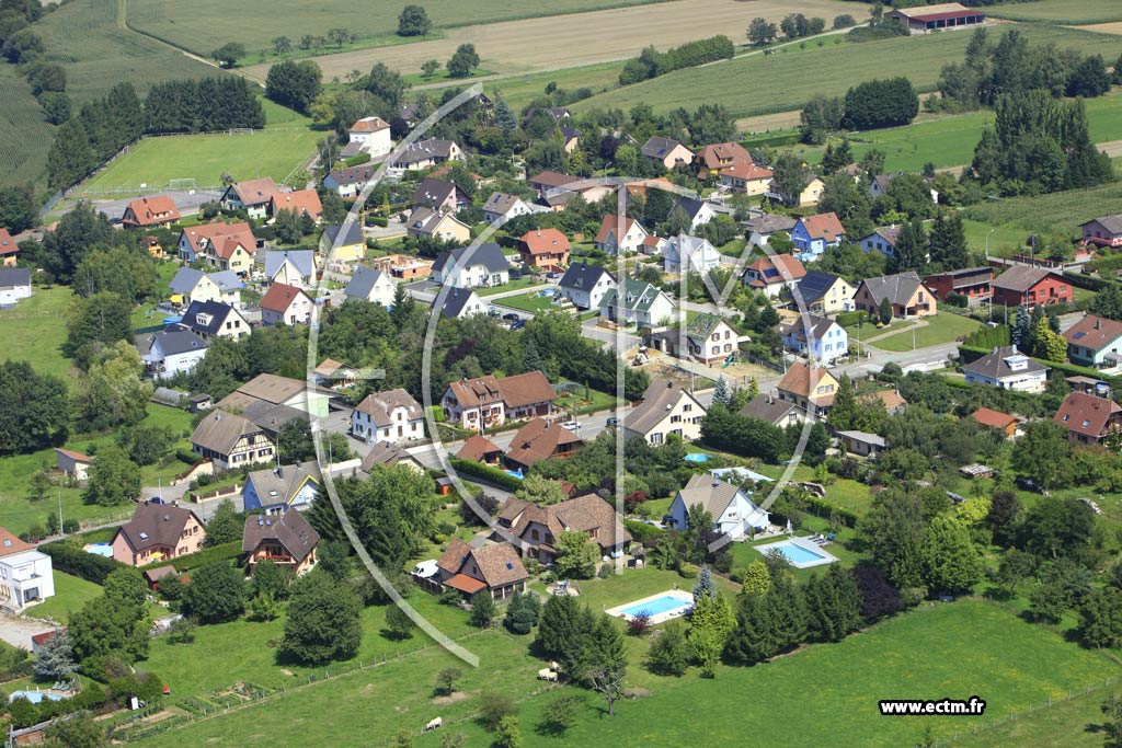 Photo arienne de Aspach-le-Bas
