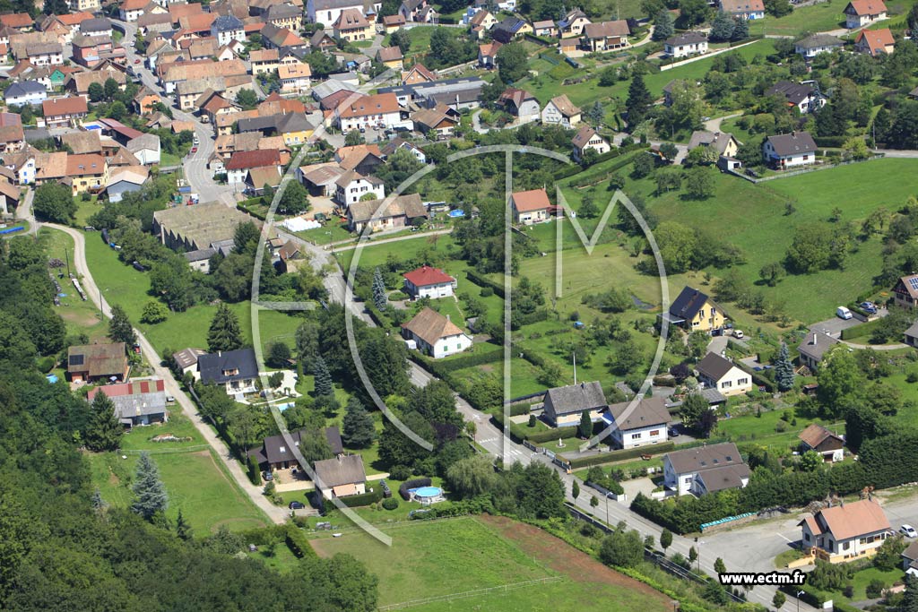 Photo arienne de Bourbach-le-Bas