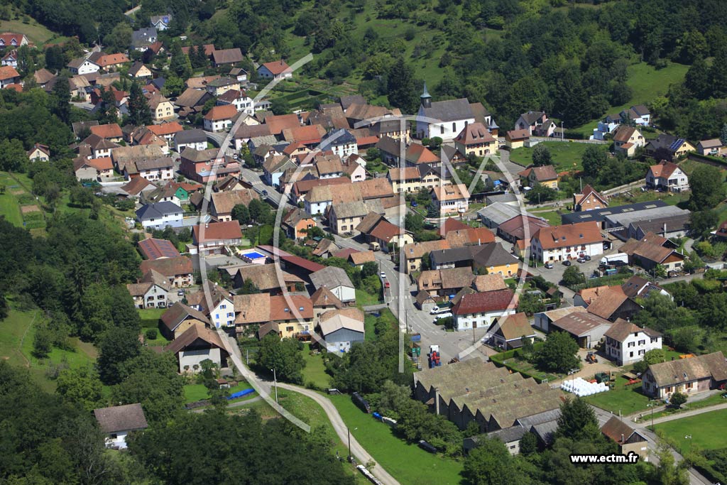 Photo arienne de Bourbach-le-Bas
