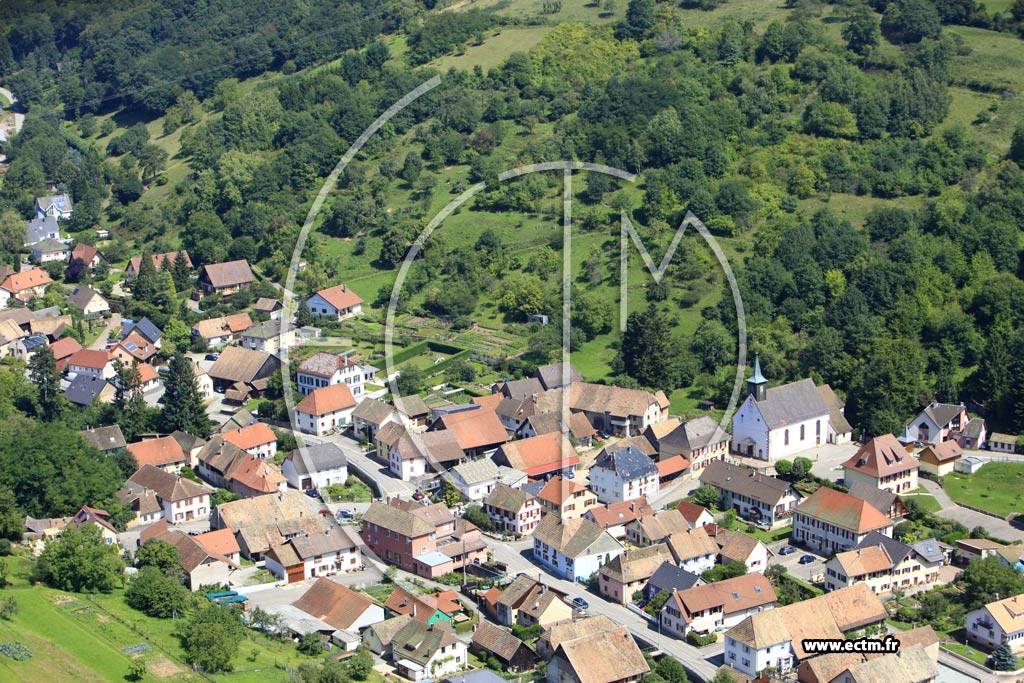 Photo arienne de Bourbach-le-Bas