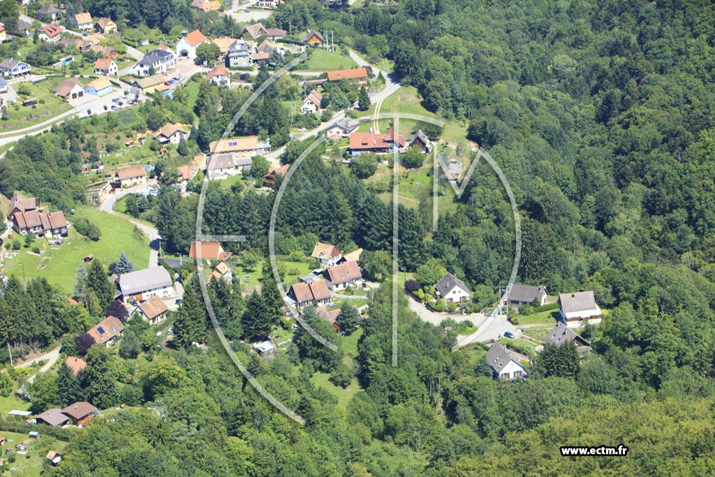 Photo arienne de Bourbach-le-Haut