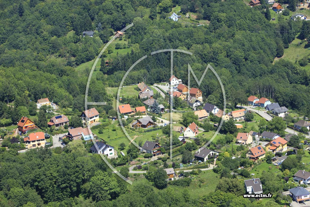 Photo arienne de Bourbach-le-Haut