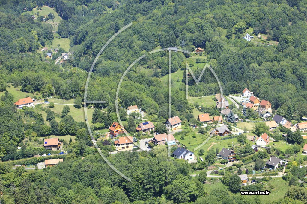 Photo arienne de Bourbach-le-Haut