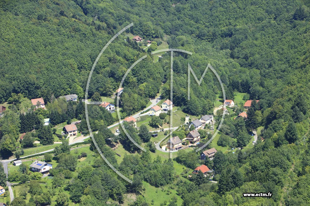 Photo arienne de Bourbach-le-Haut
