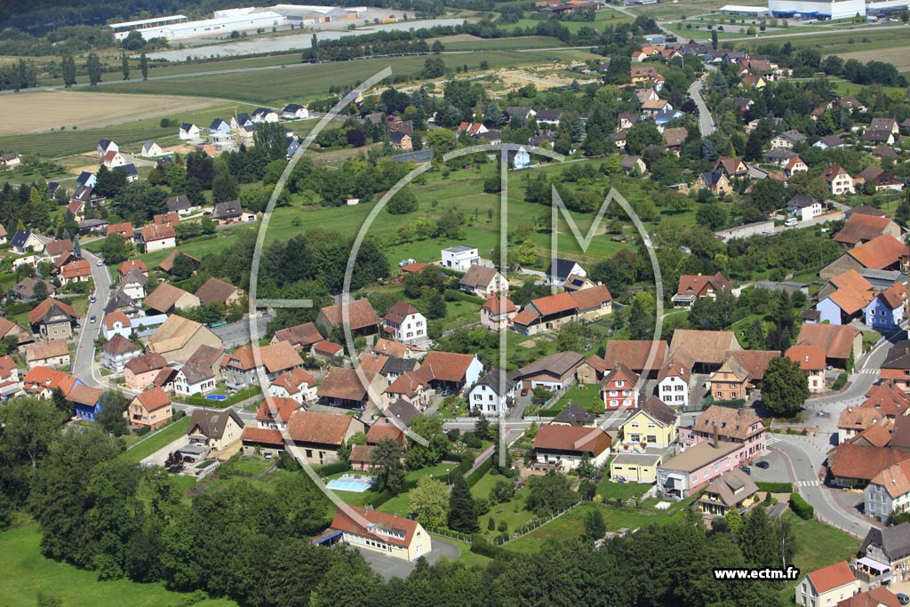 Photo arienne de Burnhaupt-le-Haut