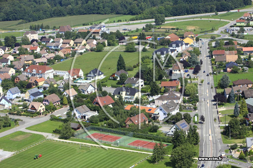 Photo arienne de Burnhaupt-le-Haut (Pont d'Aspach)