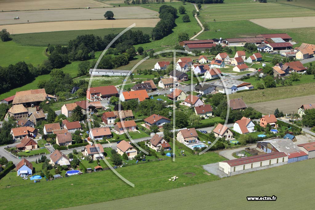 Photo arienne de Lachapelle-sous-Rougemont
