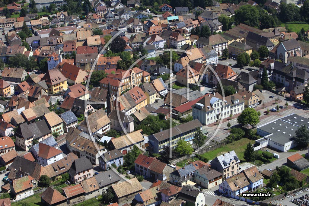 Photo arienne de Masevaux