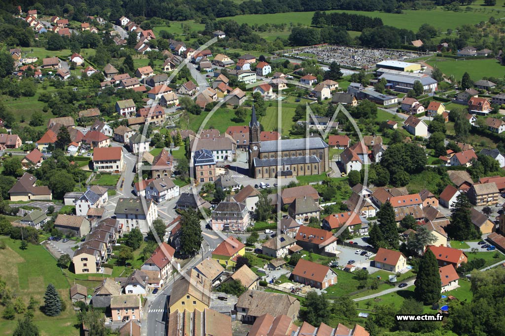 Photo arienne de Rougemont-le-Chteau