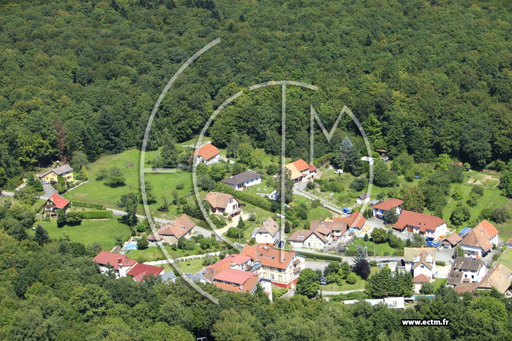 Photo arienne de Rougemont-le-Chteau
