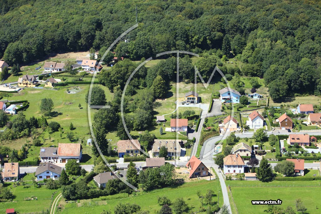 Photo arienne de Rougemont-le-Chteau