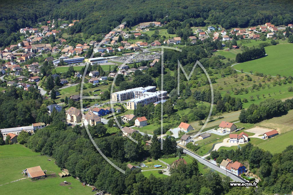 Photo arienne de Rougemont-le-Chteau