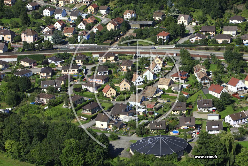 Photo arienne de Saint-Amarin