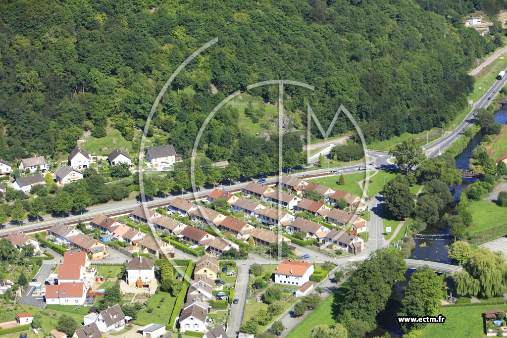 Photo arienne de Saint-Amarin