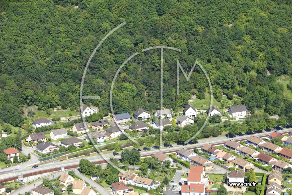 Photo arienne de Saint-Amarin