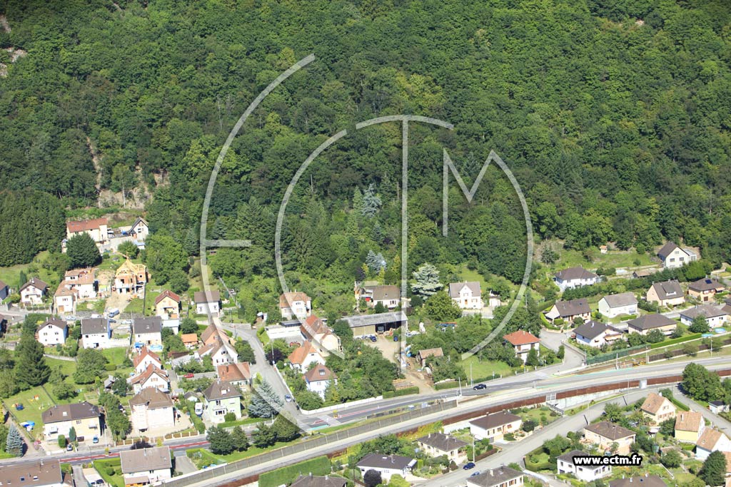 Photo arienne de Saint-Amarin