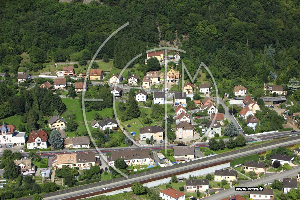 Photo arienne de Saint-Amarin