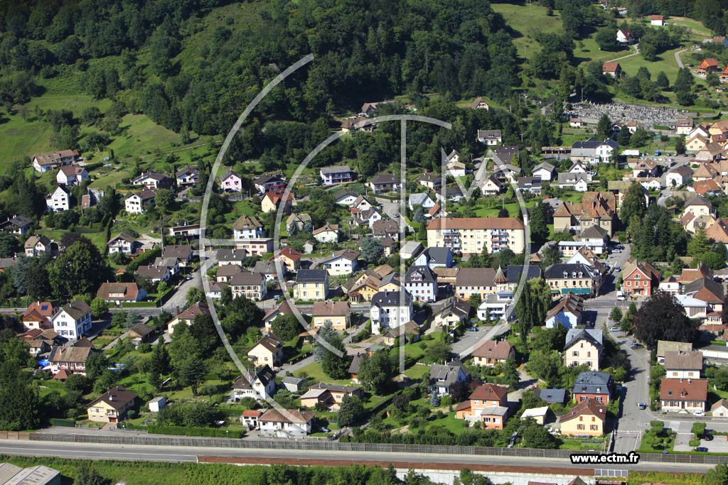 Photo arienne de Saint-Amarin