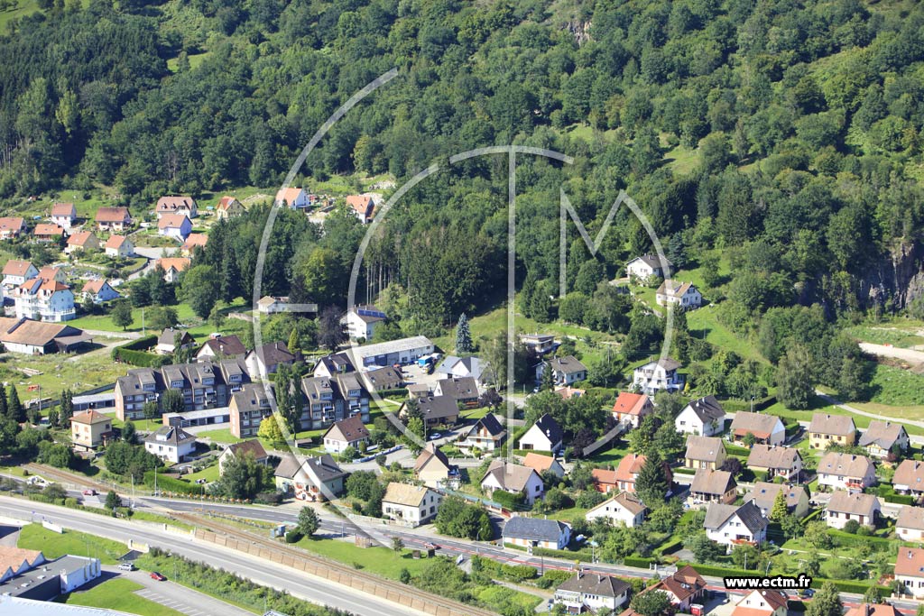 Photo arienne de Saint-Amarin