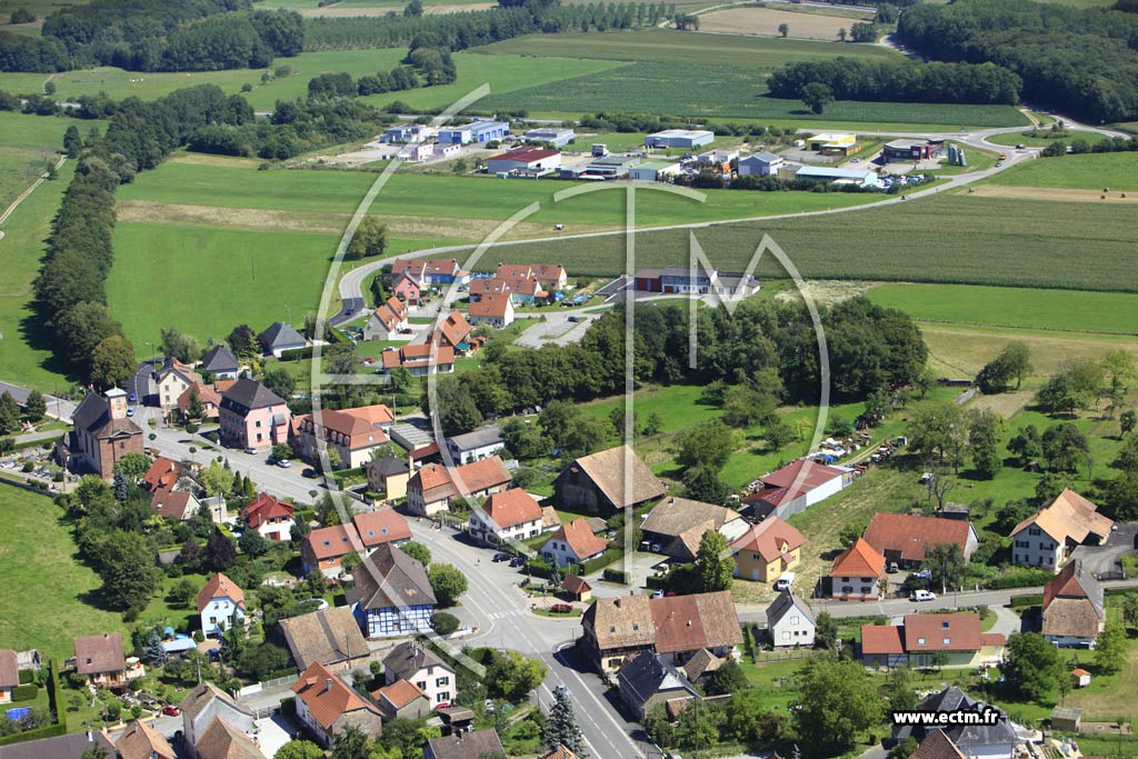 Photo arienne de Soppe-le-Bas