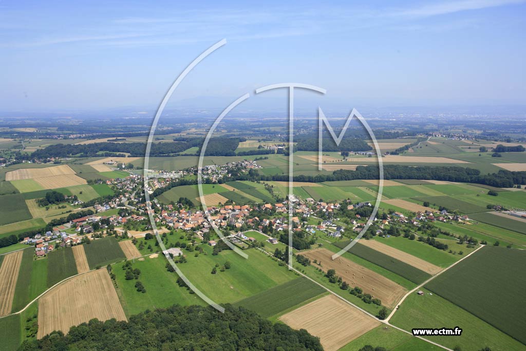 Photo arienne de Muespach-le-Haut