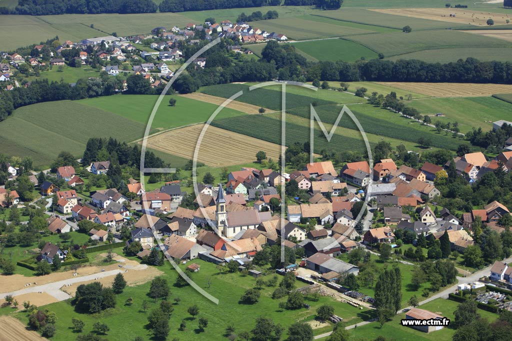 Photo arienne de Muespach-le-Haut
