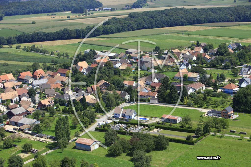 Photo arienne de Muespach-le-Haut