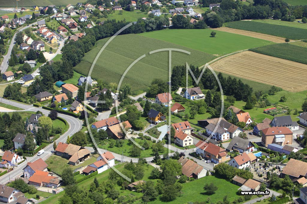 Photo arienne de Muespach-le-Haut