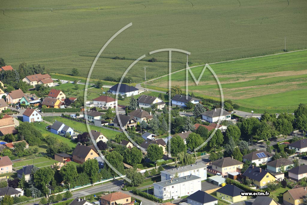 Photo arienne de Ensisheim