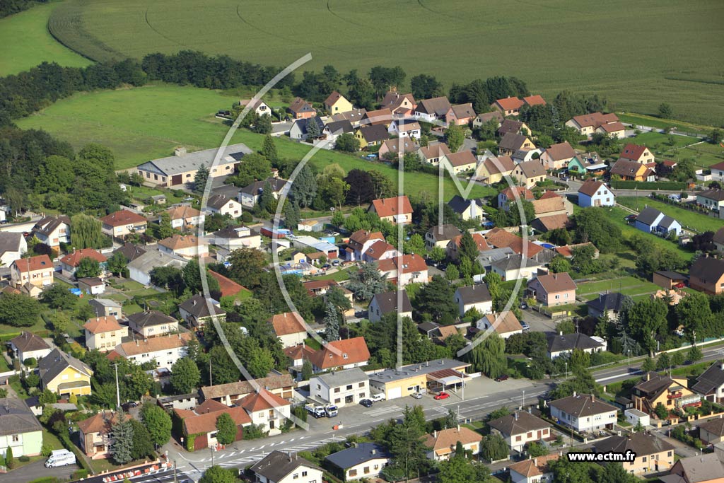 Photo arienne de Ensisheim