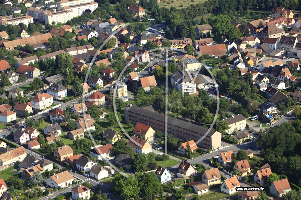 Photo arienne de Ensisheim