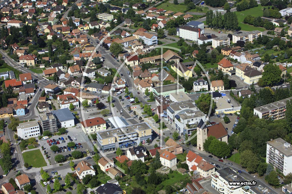 Photo arienne de Illzach