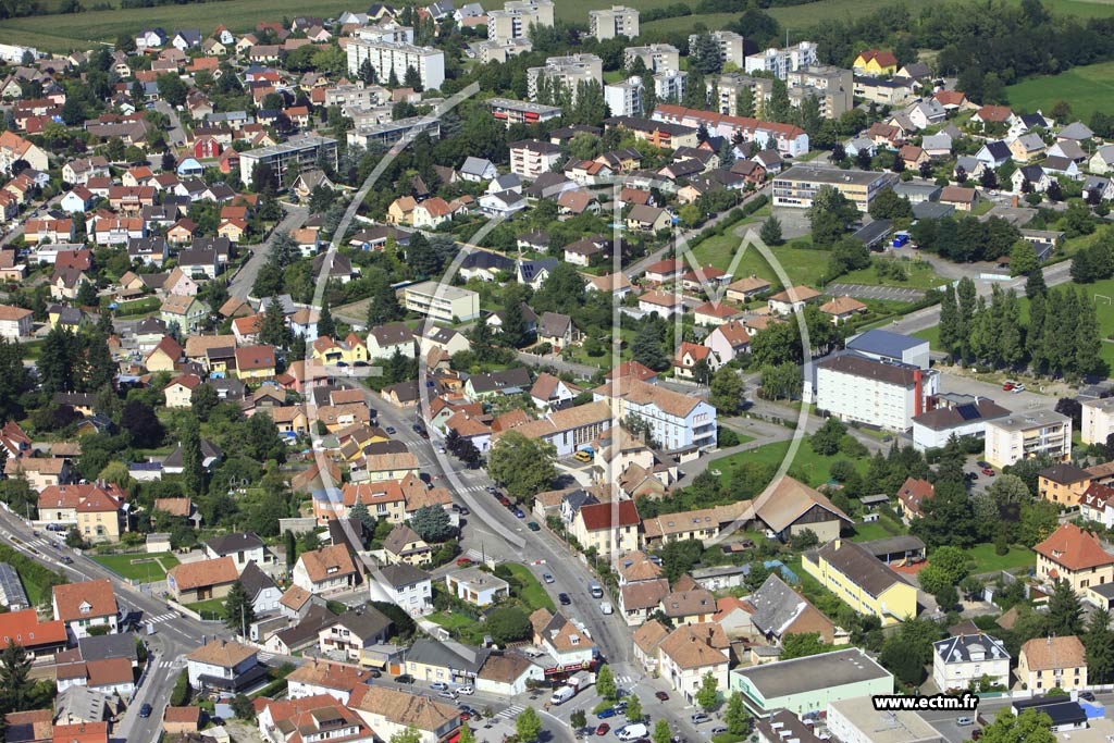 Photo arienne de Illzach