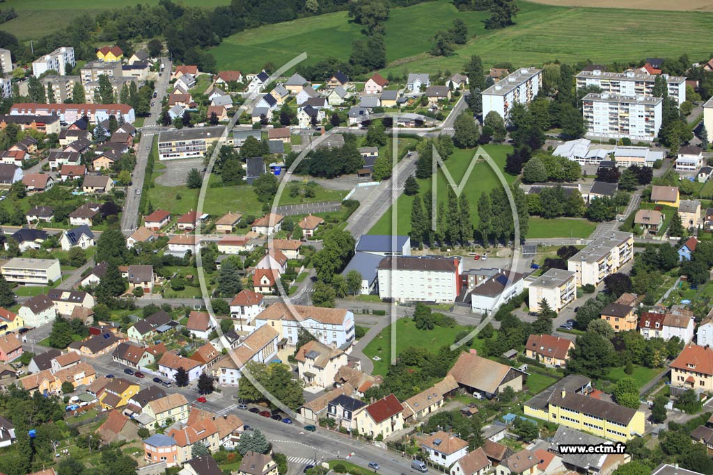 Photo arienne de Illzach