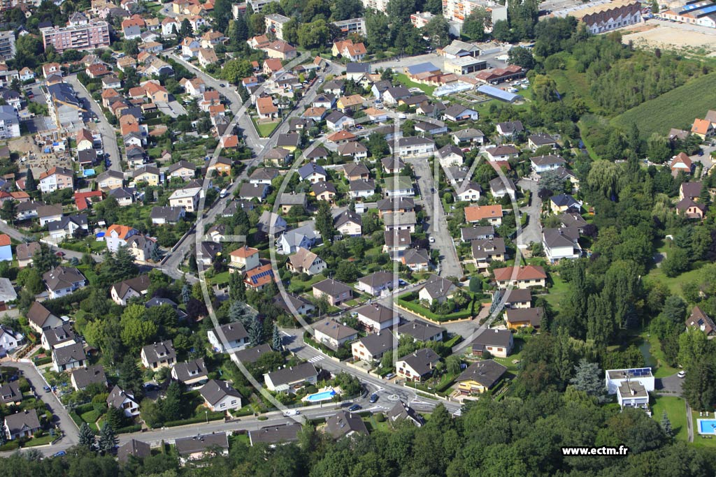 Photo arienne de Kingersheim