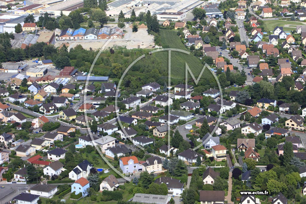 Photo arienne de Kingersheim