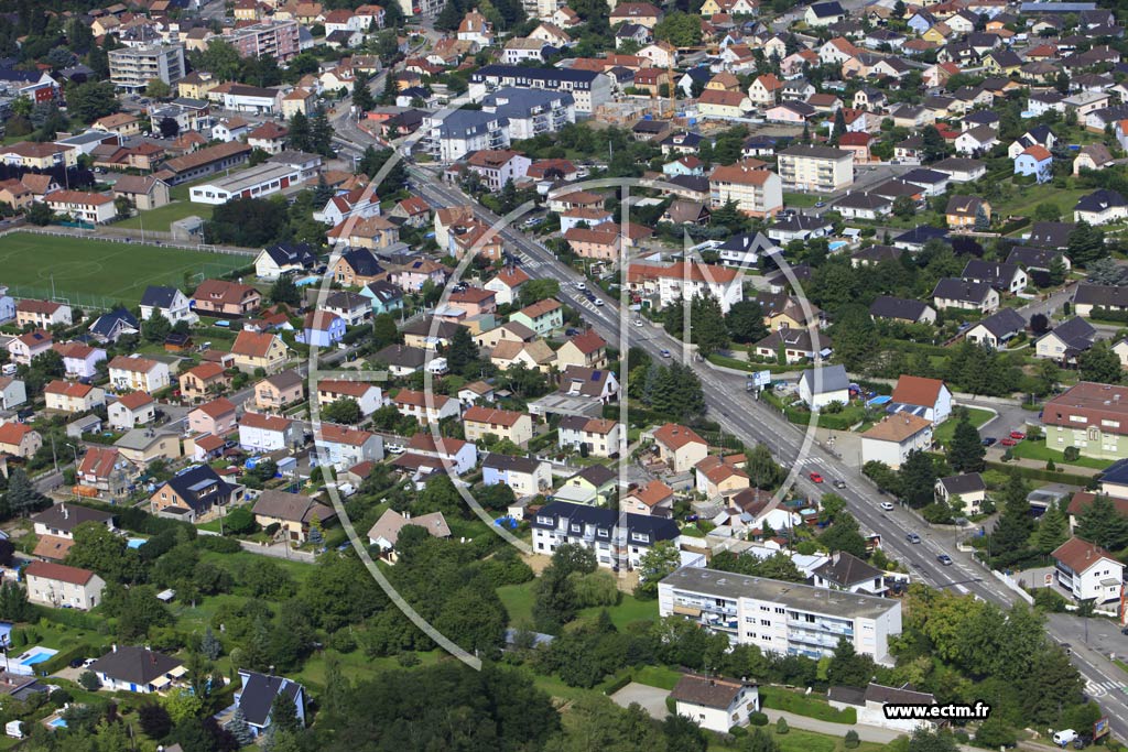 Photo arienne de Kingersheim