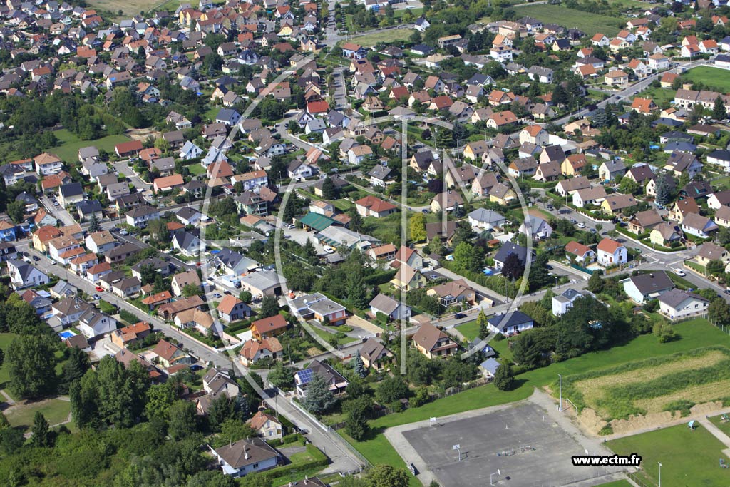 Photo arienne de Kingersheim