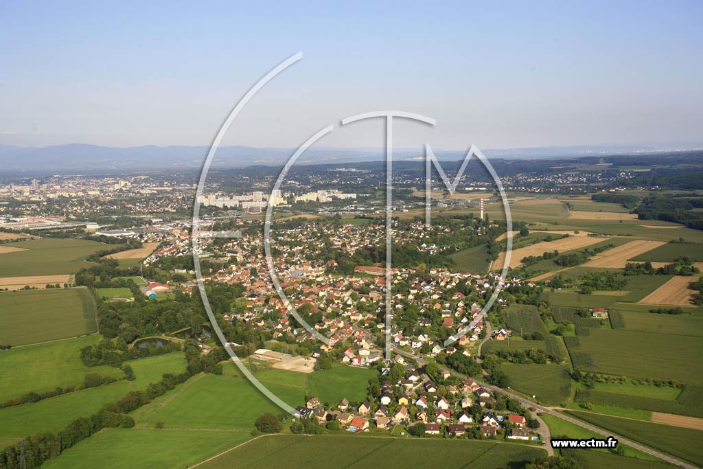 Photo arienne de Morschwiller-le-Bas