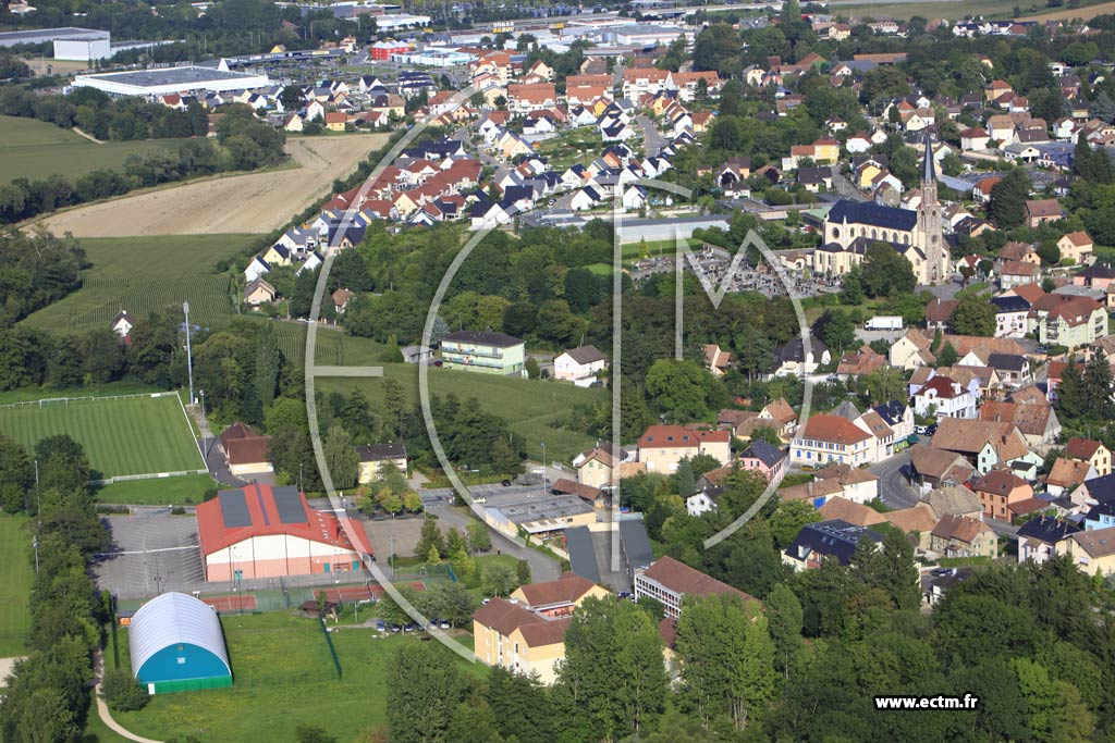Photo arienne de Morschwiller-le-Bas