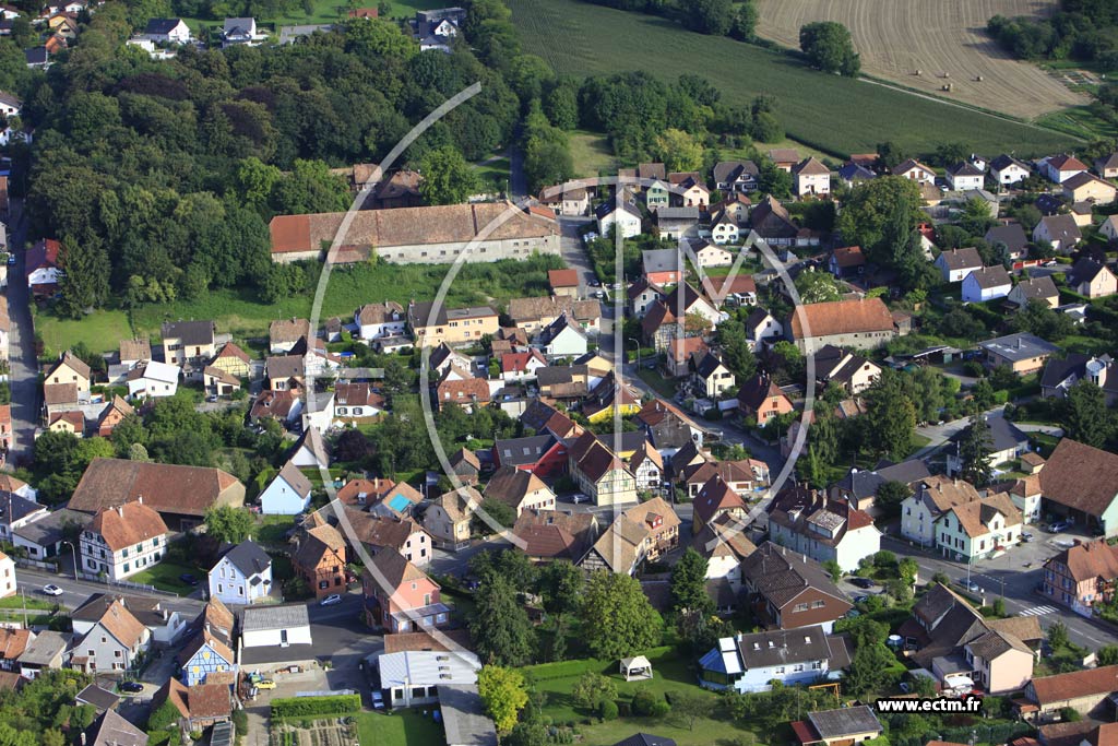 Photo arienne de Morschwiller-le-Bas