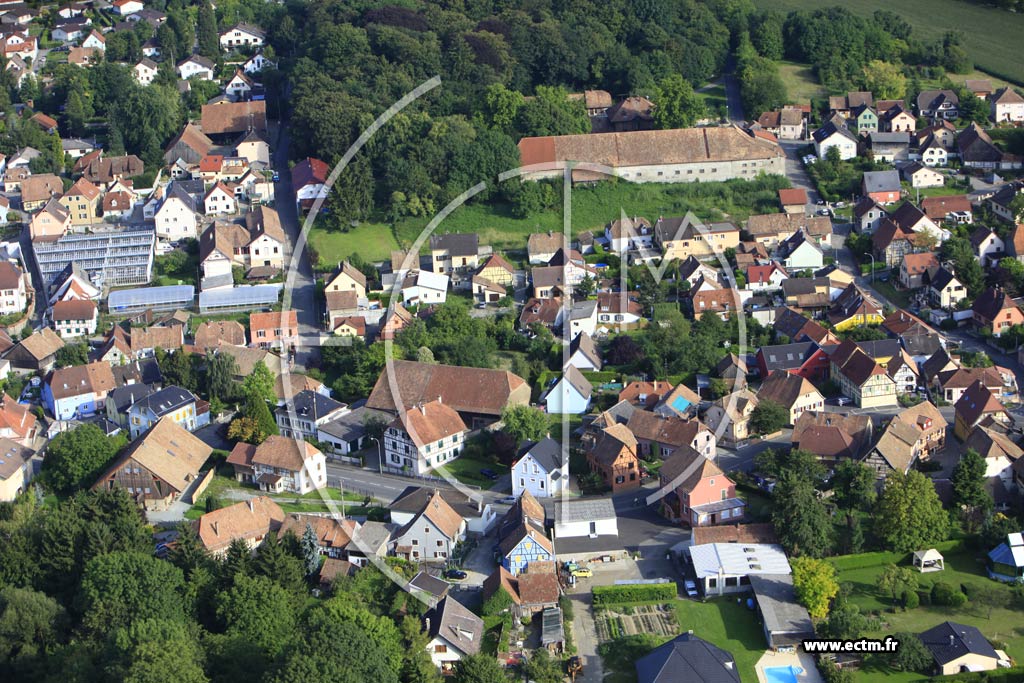 Photo arienne de Morschwiller-le-Bas