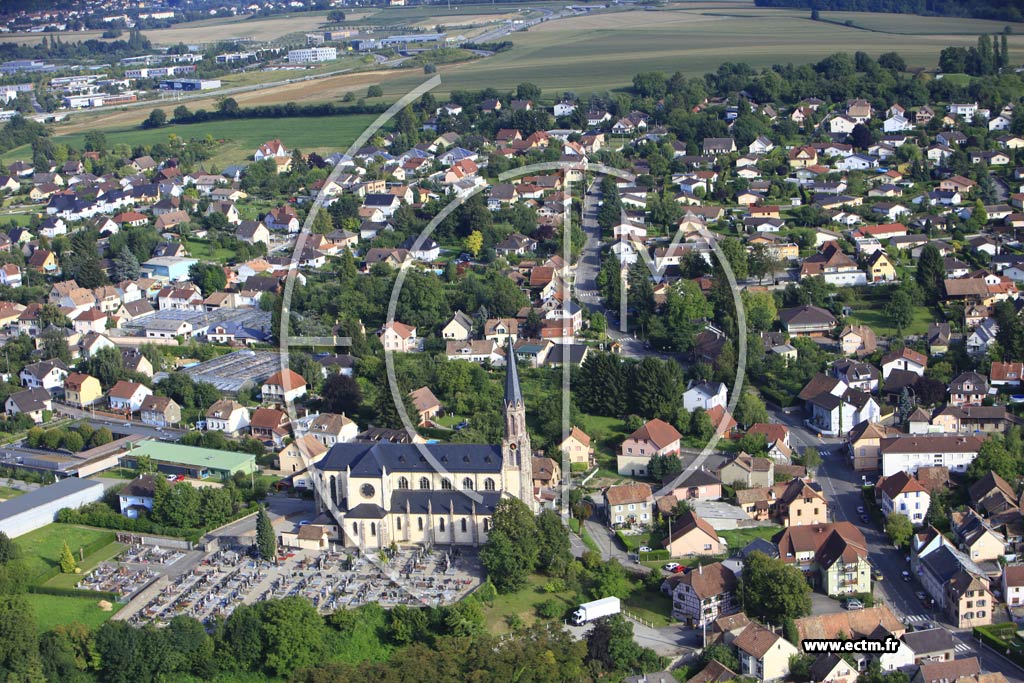 Photo arienne de Morschwiller-le-Bas