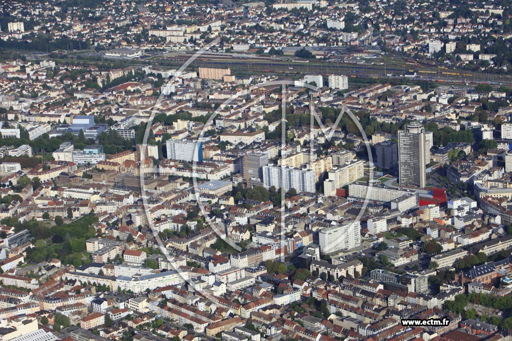 Photo arienne de Mulhouse
