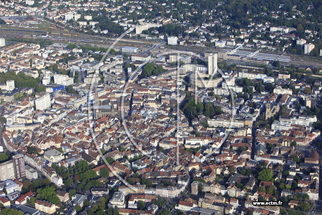 Photo arienne de Mulhouse