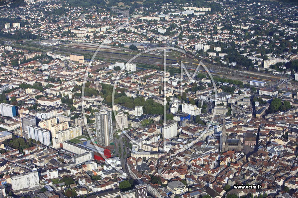 Photo arienne de Mulhouse