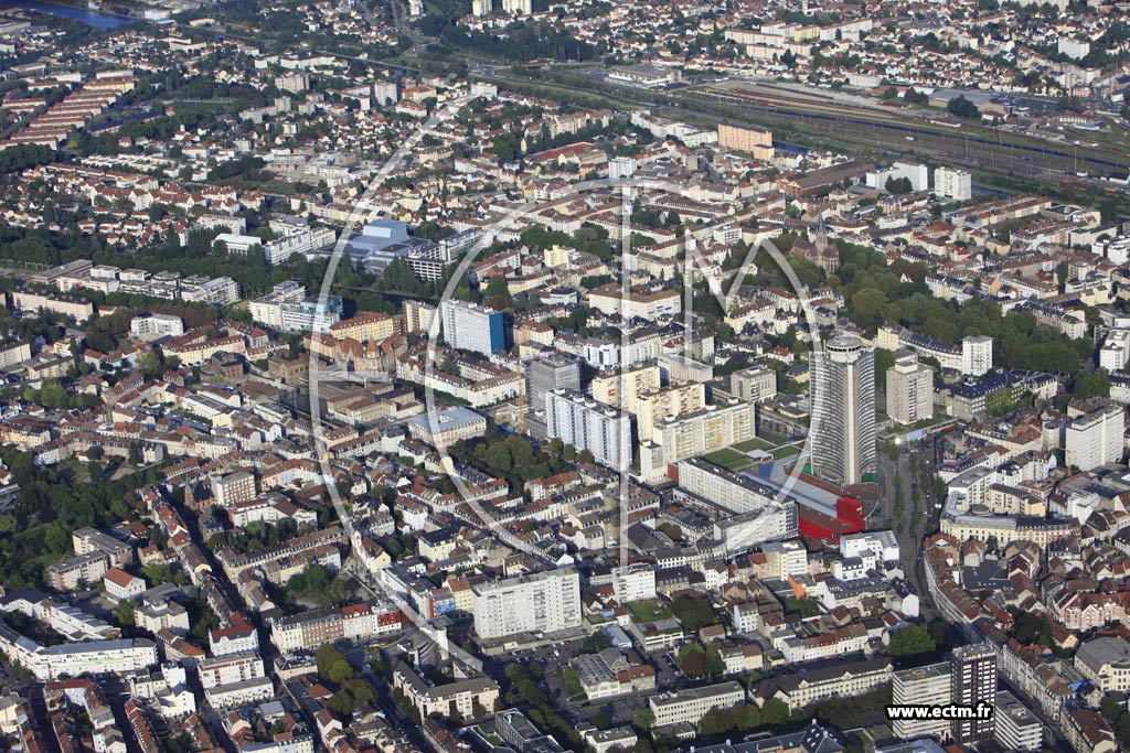 Photo arienne de Mulhouse